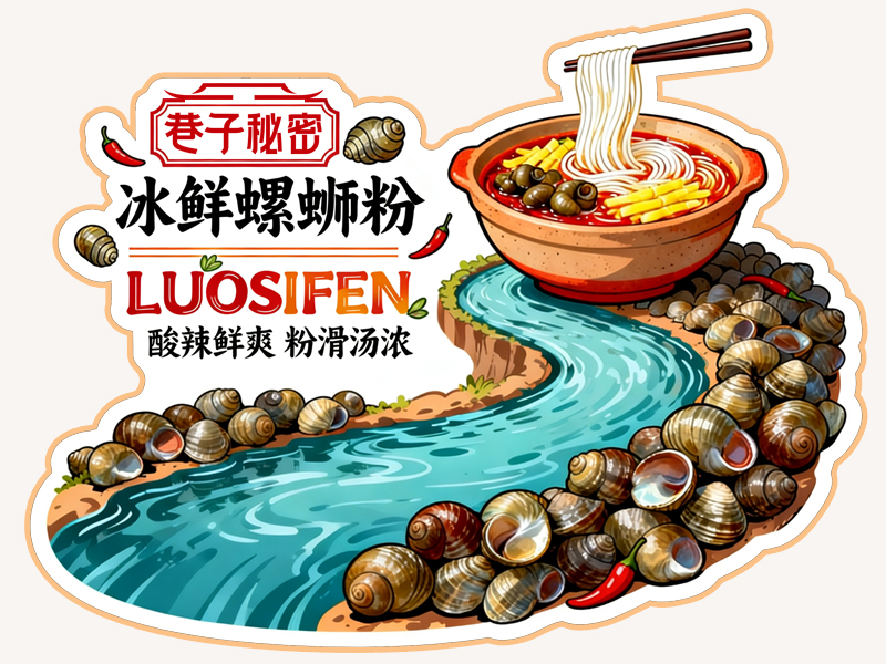 巷子秘密冰鲜螺蛳粉产品展示